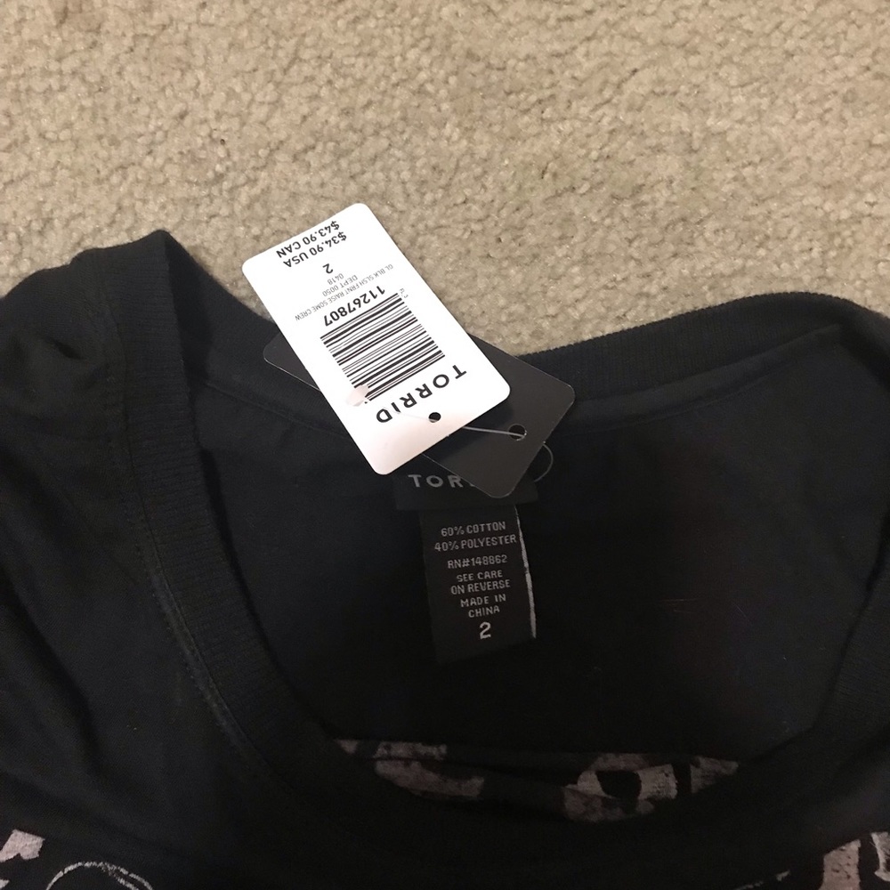 NWT Raise some hell graphic tee